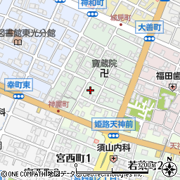 兵庫県姫路市神和町13周辺の地図