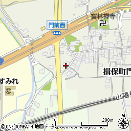 兵庫県たつの市揖保町門前150周辺の地図
