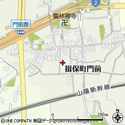 兵庫県たつの市揖保町門前173周辺の地図