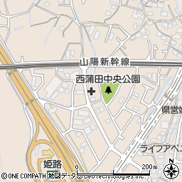 兵庫県姫路市広畑区西蒲田1645周辺の地図
