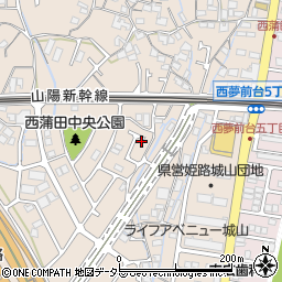 兵庫県姫路市広畑区西蒲田460周辺の地図