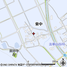 兵庫県加古川市志方町東中354周辺の地図