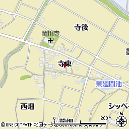 愛知県知多郡武豊町冨貴寺東周辺の地図