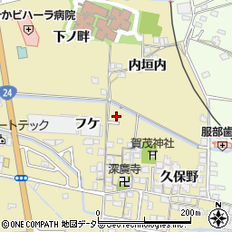 京都府城陽市奈島久保野106周辺の地図