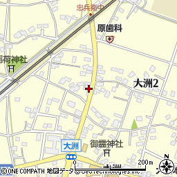 仲田自動車鈑金塗装周辺の地図