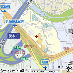 大阪府茨木市五日市緑町周辺の地図