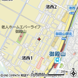 〒573-1178 大阪府枚方市渚西の地図