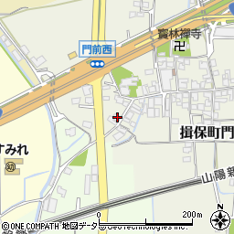 兵庫県たつの市揖保町門前148周辺の地図