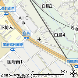愛知県豊川市白鳥町米田4周辺の地図
