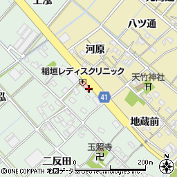 稲垣レディスクリニック・歯科周辺の地図