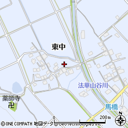 兵庫県加古川市志方町東中362周辺の地図