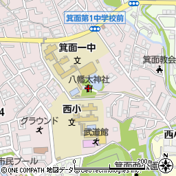 八幡太神社周辺の地図