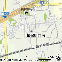 兵庫県たつの市揖保町門前219周辺の地図