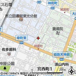 兵庫県姫路市神和町51周辺の地図