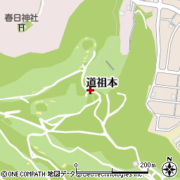 大阪府茨木市道祖本周辺の地図