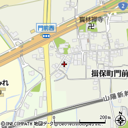 兵庫県たつの市揖保町門前143周辺の地図