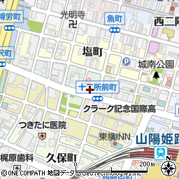 兵庫県姫路市十二所前町66周辺の地図