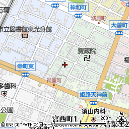 兵庫県姫路市神和町37周辺の地図