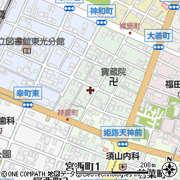 兵庫県姫路市神和町39周辺の地図