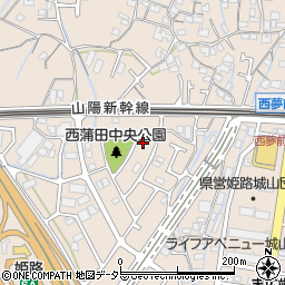 兵庫県姫路市広畑区西蒲田1628周辺の地図