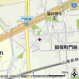 兵庫県たつの市揖保町門前141周辺の地図