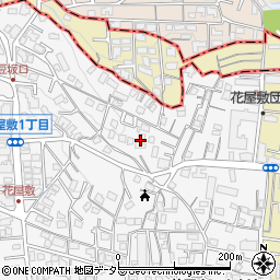 兵庫県川西市花屋敷1丁目17周辺の地図