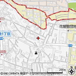兵庫県川西市花屋敷1丁目17-21周辺の地図