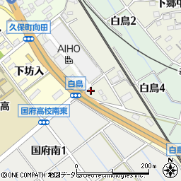 愛知県豊川市白鳥町米田6周辺の地図