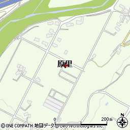 静岡県掛川市原里周辺の地図