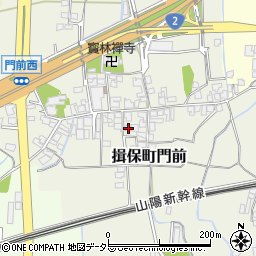 兵庫県たつの市揖保町門前217周辺の地図