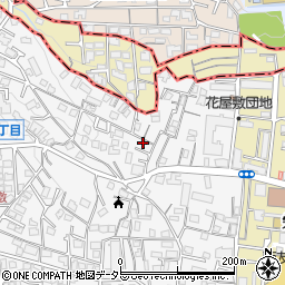 兵庫県川西市花屋敷1丁目17-22周辺の地図