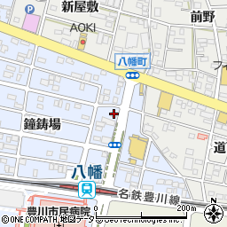 ミスマル塾豊川本校周辺の地図