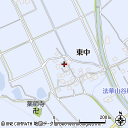 兵庫県加古川市志方町東中347周辺の地図