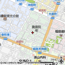 兵庫県姫路市神和町79周辺の地図