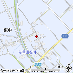兵庫県加古川市志方町東中81周辺の地図