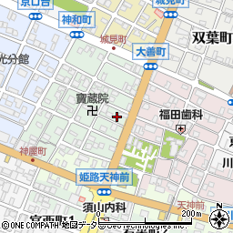 兵庫県姫路市神和町95-4周辺の地図