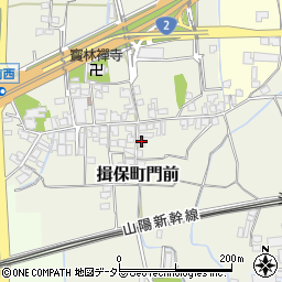 兵庫県たつの市揖保町門前241周辺の地図
