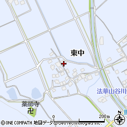 兵庫県加古川市志方町東中351周辺の地図