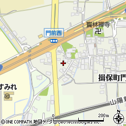 兵庫県たつの市揖保町門前146周辺の地図