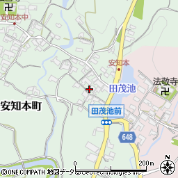 三重県亀山市安知本町261周辺の地図