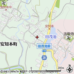 三重県亀山市安知本町261周辺の地図