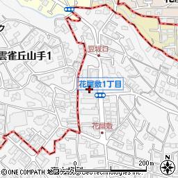 兵庫県川西市花屋敷2丁目2-7周辺の地図