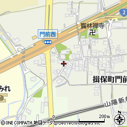 兵庫県たつの市揖保町門前145周辺の地図