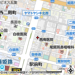 みずほ銀行姫路支店周辺の地図