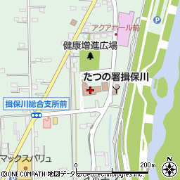 西はりま消防組合　消防本部・病院情報周辺の地図