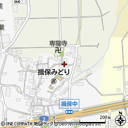 兵庫県たつの市揖保町揖保中周辺の地図