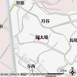 愛知県豊橋市石巻小野田町岡太場周辺の地図