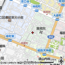 兵庫県姫路市神和町70-2周辺の地図