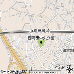 兵庫県姫路市広畑区西蒲田1569周辺の地図