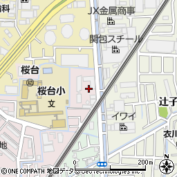 大阪府高槻市登町61周辺の地図